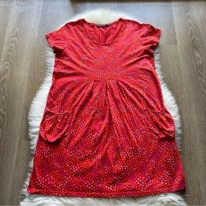 Gudrun Sjödén Red Speckle Print Tunic